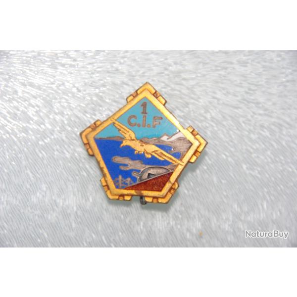 INSIGNE   1 � COMPAGNIE  INFANTERIE  FORTERESSE   ---LIGNE MARINOT ------------D.BER -----------