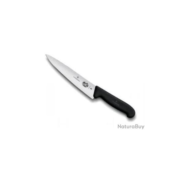 COUTEAU EMINCEUR VICTORINOX 28CM NOIR 5.2003.28