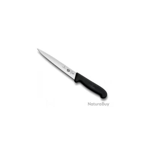 COUTEAU DENERVER VICTORINOX 18CM FLEXIBLE NOIR 5.3703.18
