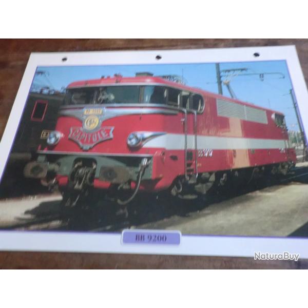 planche photos motrice BB 9200