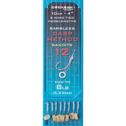 DRENNAN BAS DE LIGNE CARP METHOD BANDIT 4" HOOK PLATE DRENNAN 0,22mm 12 4''/10cm