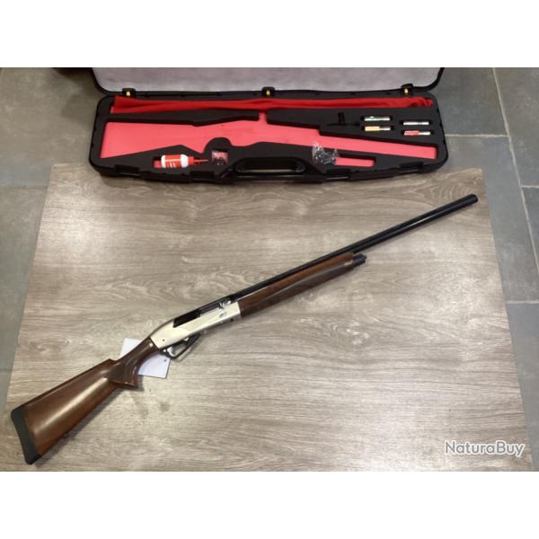 Aselkon inter bronze pure calibre 12/76 avec malette d'origine, chokes et accessoires