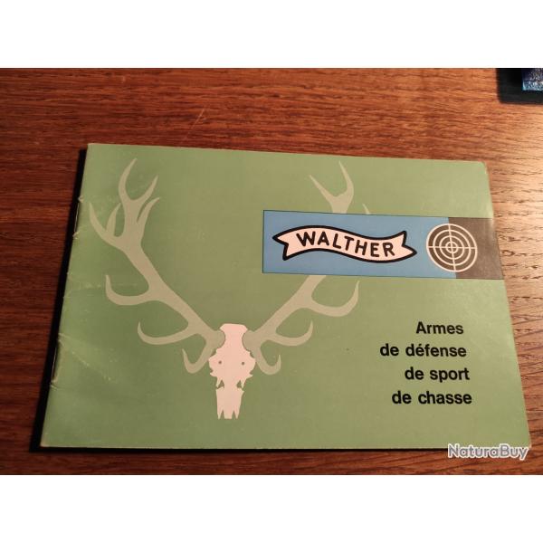 Notice originale neuve  Walther p38Carabine  pistolet