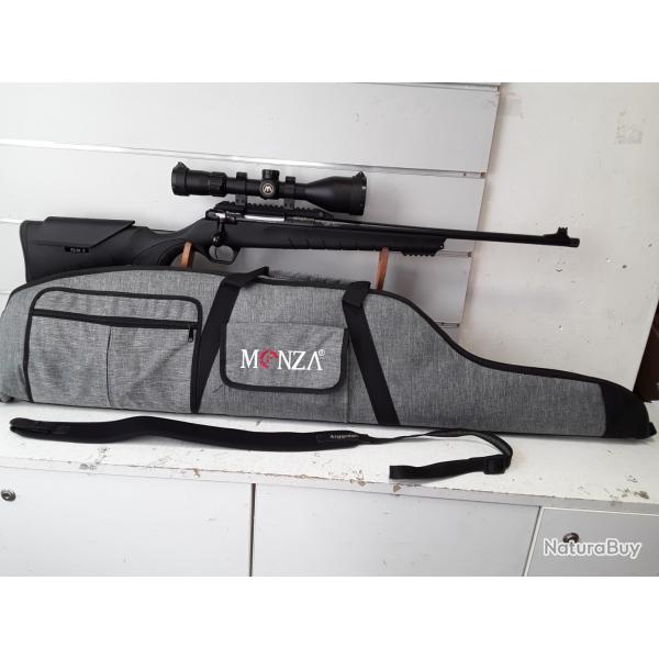 Carabine Impala plus MONZA cal.308win synthetique can.51cm + bretelle + lunette 3-12x56 + colliers