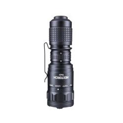 Lampe tactique compacte rechargeable TA21 - &eacute;clairage blanc et rouge - 1300 lumens