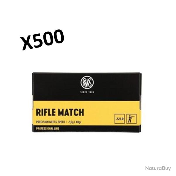 MUNITIONS RWS PROFESSIONAL LINE 22LR RIFLE MATCH x500