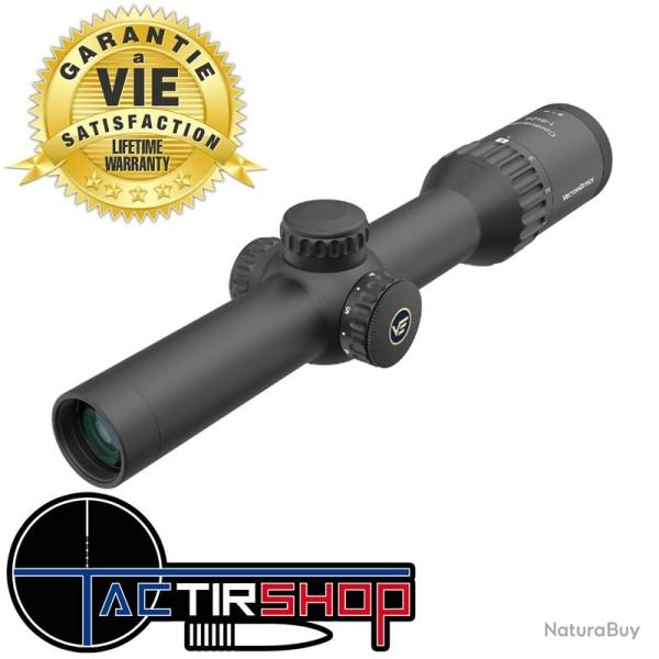 Lunette de Battue Vector Optics Continental 1-6x24 Fiber Hunting SFP