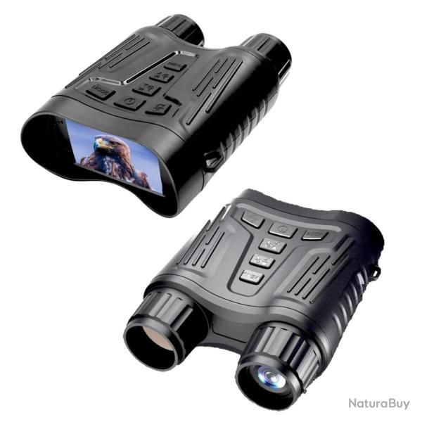 Jumelles Vision Nocturne 4K NV2180 36MP Zoom 8x IR 850nm 305m �cran 3,2" Carte 32Go IP54 Rechargeabl