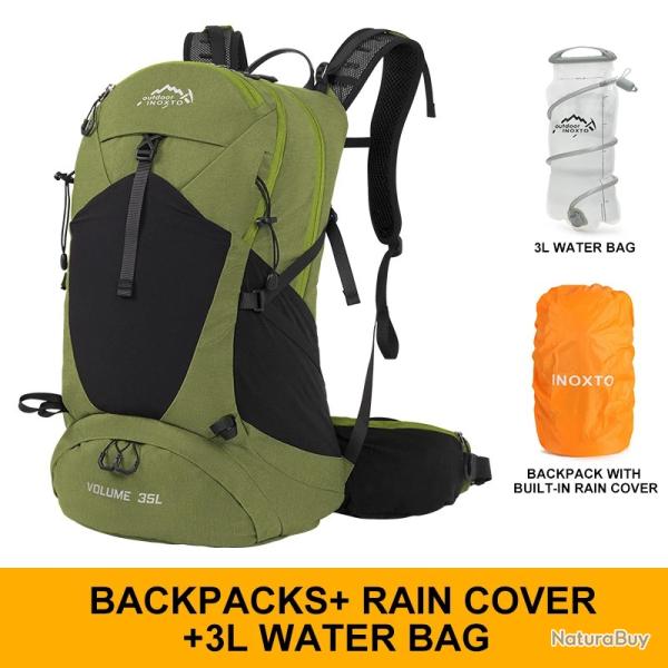 Sac d'alpinisme �tanche SR 35 L + GOURDE 3L- VERT-  LIVRAISON GRATUITE !!!