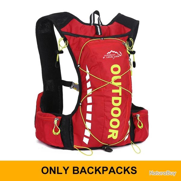 Sac  dos de cyclisme impermable 8 litres -ROUGE