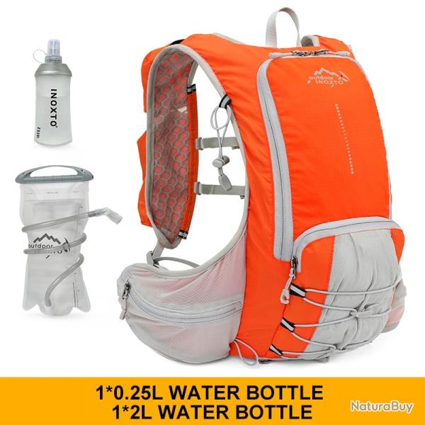 Sac � dos d'hydratation l�ger 15L GOURDE 1.5L+ 250ML -ORANGE