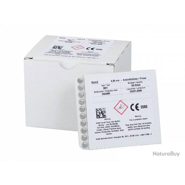 1000 Amorces RWS Large Rifle - r�f�rence 5341