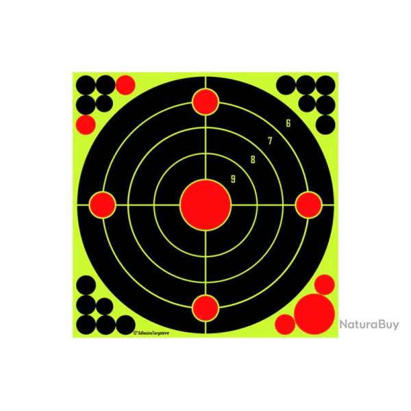 Cible R�active Adh�sive 30 x 30 cm avec Gommettes Foyoto