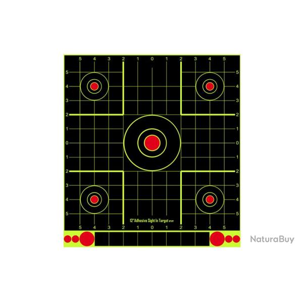 Cible Ractive Grand Format 30 x 30cm avec Gommettes Foyoto