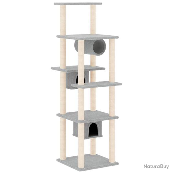 Arbre � chat meuble tour grimper jouet grattage grattoir escalade plateforme avec griffoirs en sisa