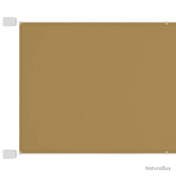 Auvent vertical beige 180x1200 cm tissu oxford 02_0007532