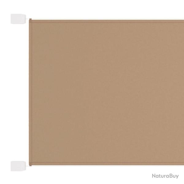 Auvent vertical taupe 100x1200 cm tissu oxford 02_0007621