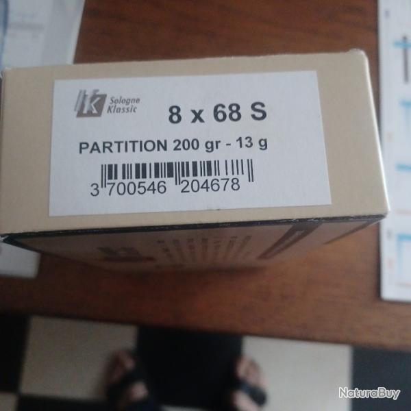 Balles carabine 8x68s