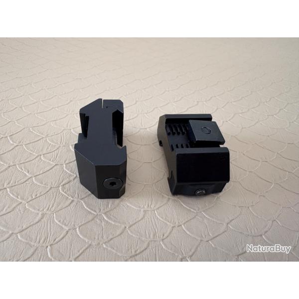 Montage fixe rail SR HMR Weaver