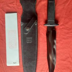 SOG TIGERSHARK MIDNITE LAME NOIRE SEIKI JAPAN VINTAGE 80 COLLECTION COMBAT SURVIE TACTIQUE NEUF !