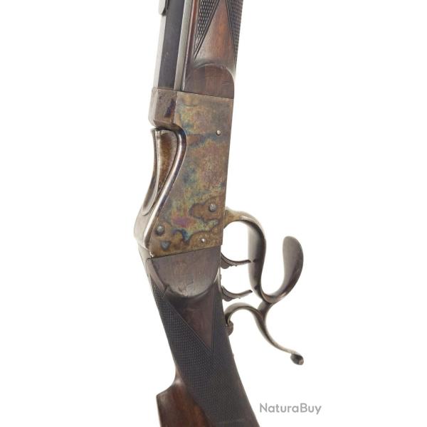 CARABINE DE TIR MONO COUP CALIBRE 22LR SYSTEME MARTINI BLOC TOMBANT BREVET 1880 - FRANCE XIX� Tr�s b