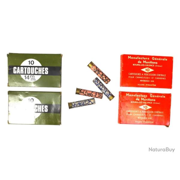LOT MUNITIONS CALIBRE 14MM