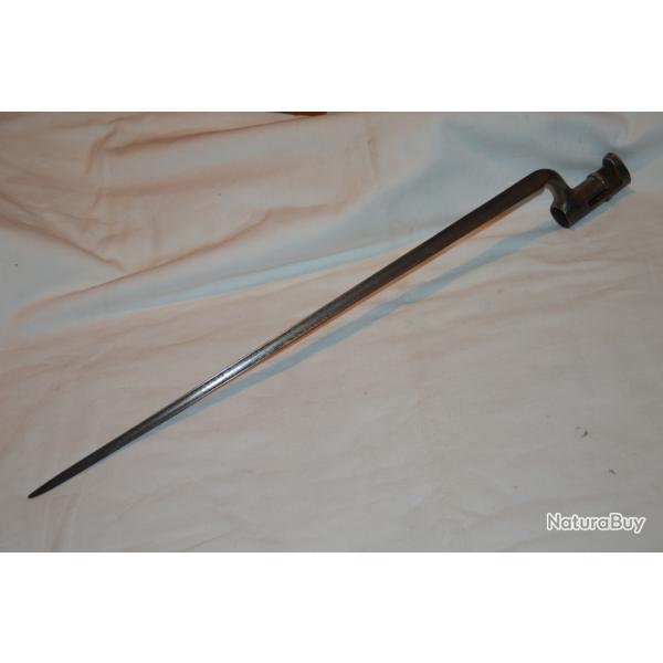 BAIONNETTE MODELE 1862-FUSIL ALLEMAND DREYSE 1862-GUERRE 1870/1871-BAYONET DREYSE GEWEHR 1862