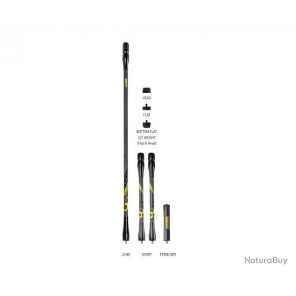 WIAWIS - Extension ACS15 Graph�ne 3" BLACK/GOLD