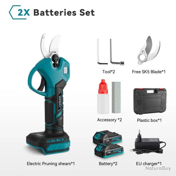 Secateur Pro Sans Fil Batterie Makita-2 20260729082523