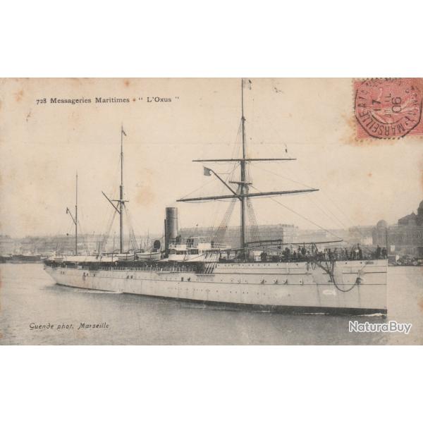CPA - MARINE -Messageries Maritimes " L OXUS " N�305