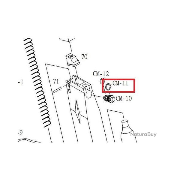 KJW Joint CM11 pour Valve CO2