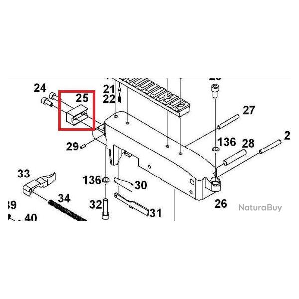 KJW Barrel Retainer pour KC02