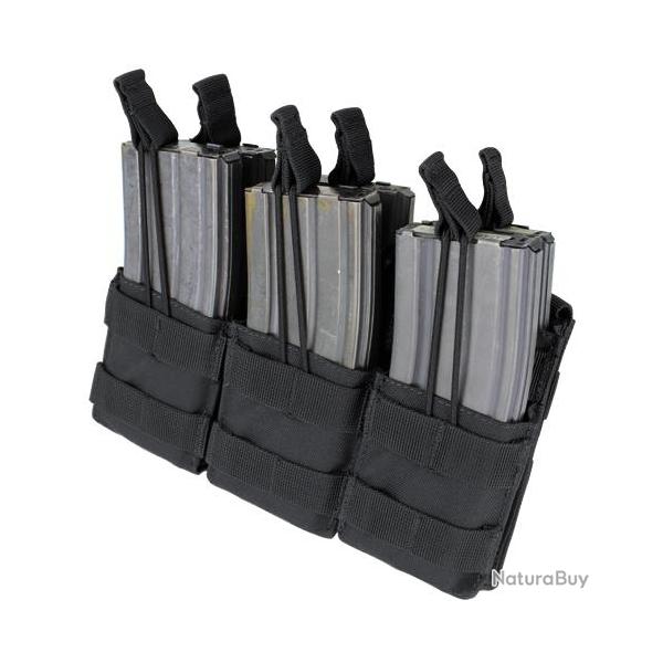 Condor Porte Chargeur M4 Stacker Open Top Triple (Noir)