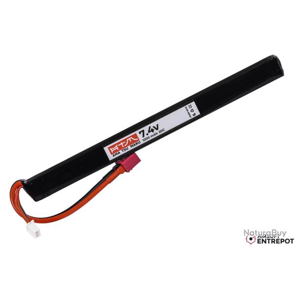 ATM Power Batterie LiPo 7,4V 1200mAh 20C Stick AK (Deans Large)