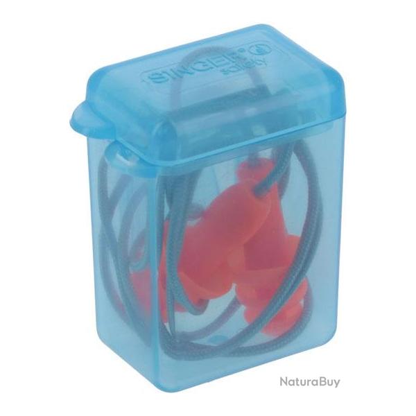 50 paires de bouchons d'oreille en TPE avec �tui - SNR 32dB -