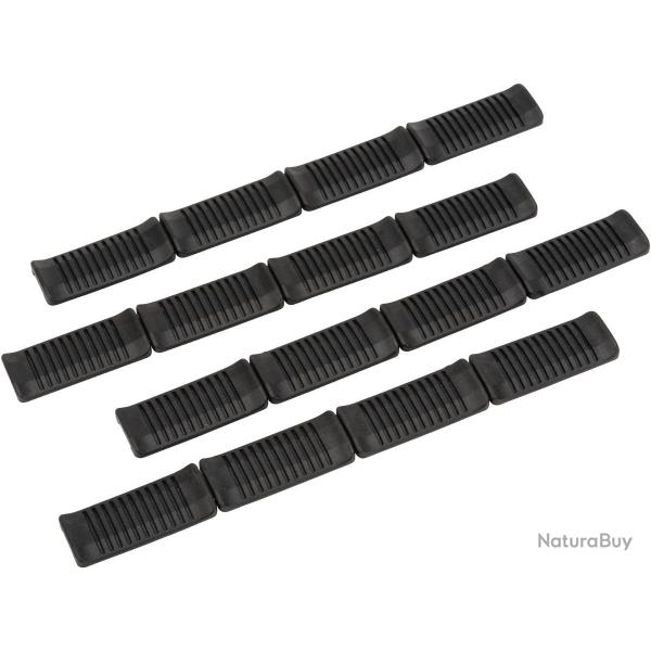 Ares Lot de 4 Couvre-Rails M-Lok (Noir)