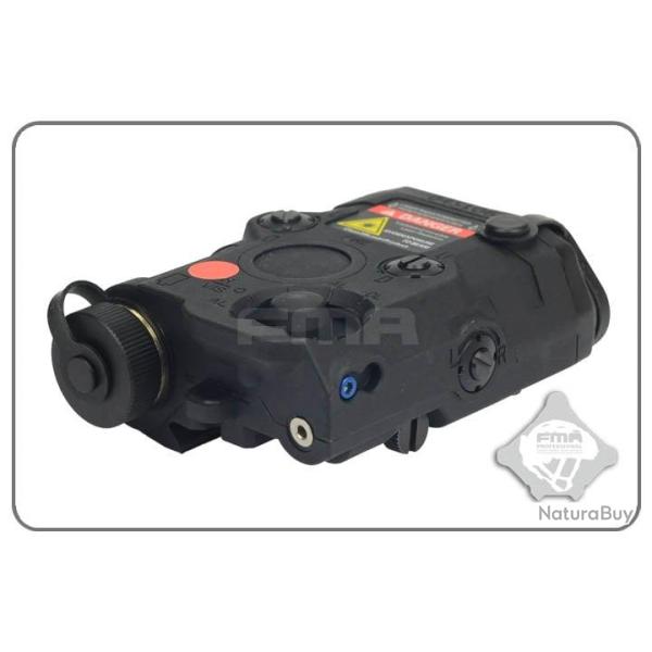 FMA PEQ-15 LED + Laser Rouge (Noir)