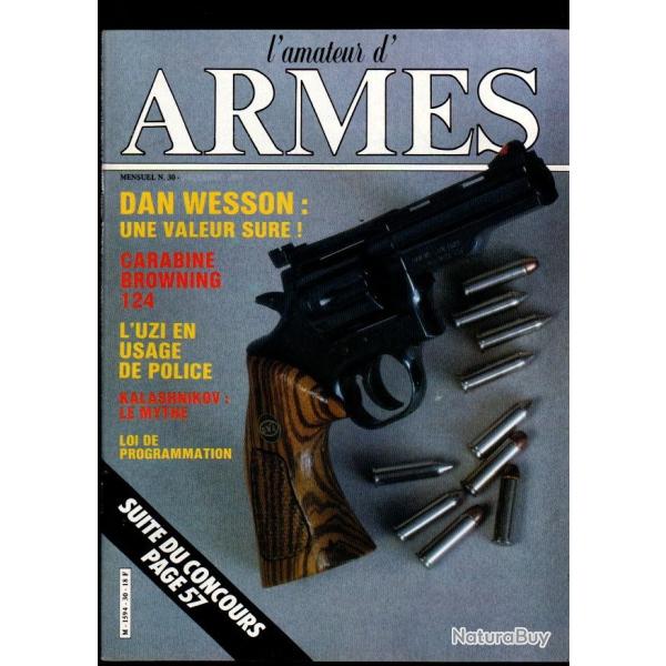 l'amateur d'armes 30 dan wesson, l'avenir des forces armes, silhouette mtallique, uzi police