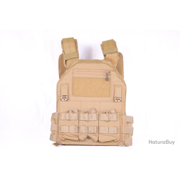Emerson Gear Gilet tactique porte-plaque 420 (Coyote)