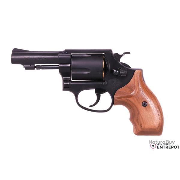 Marushin S&W M36 3inch Wood grip BLACK ABS