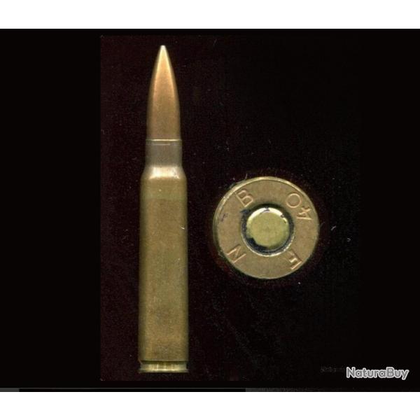 7.65 x 53 Mauser Belge Mle 1889 - balle cuivre pointue