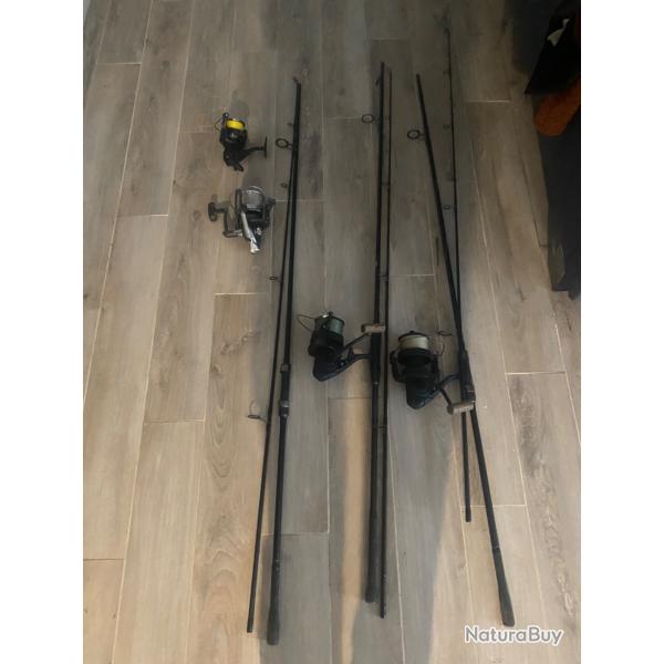 Canne p�che carpe avec moulinet