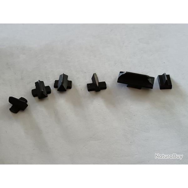 LOT "D" 6 GUIDONS ACIER