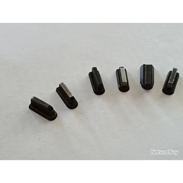 LOT "E" 6 GUIDONS ACIER