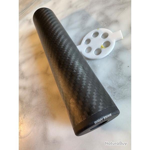 Silencieux fibre de carbone 170x34mm Swiss Arms