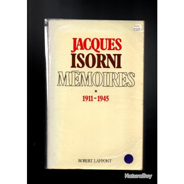 jacques isorni . m�moires 1911-1945 . tome 1 grand format