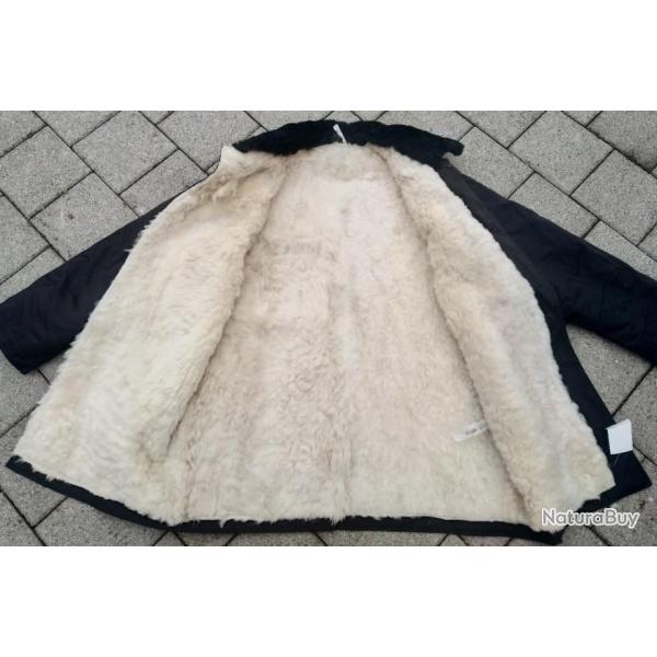 Veste russe doublure en fourrure de mouton taille XL fabriqu�e � Moscou