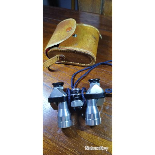 Mini jumelles vintage SELFIX 8x20 excellent �tat avec �tui cuir rigide.