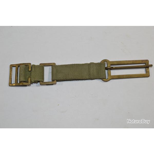 Attache fixation de brelage  / passant pour ceinturon Anglais WEB style WW2 WWII (17)