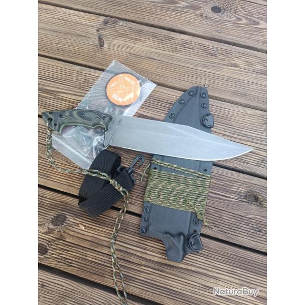 BADASS Bowie  couteau Wtg work tuff gear Pathfinder lame de 7 cm de large , prix non n�gociable